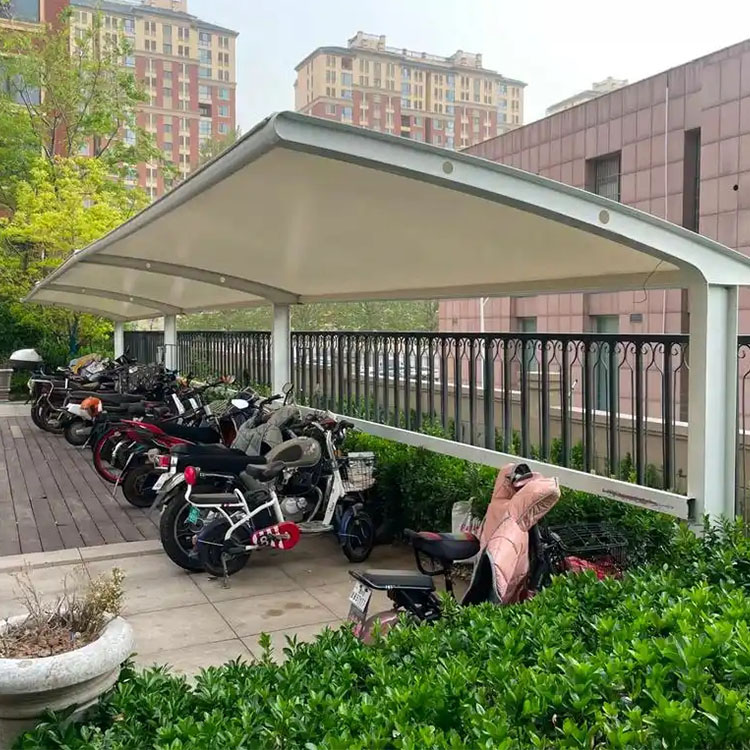 商水县膜结构电动车棚